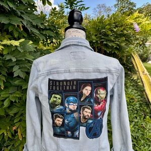 Avengers Graphic Denim Jacket